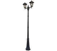 Plafoniera, Lampione da Esterno Impermeabile, Lampada a palo Alto, lampione retrò Europeo, antiruggine, Lampada da Paesaggio, Lampada da Cortile, Lampada da Giardino, Lampada da Prato(Height 230cm)