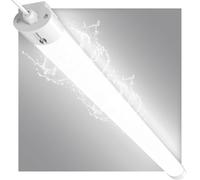 Plafoniera LED 120CM, Tubo Neon Led 36W 3600LM, Collegabili Plafoniera Led Soffitto IP66 impermeabili, Lampada Led Soffitto per Garage Officina Ufficio Bagno Seminterrato Magazzino Bianco Freddo 5000K