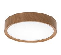 Plafoniera Led 12W Cornice marrone rotonda Bianco caldo 3000K Aigostar