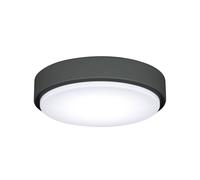 Plafoniera Led 12W Cornice nera rotonda Bianco freddo 6500K Aigostar