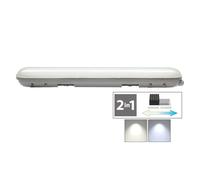 Plafoniera Led 2 CCT 4000K/6500K - 24W - 60 Cm - 2600 Lm - Ip65 NOVA LINE PLH60X