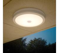 Plafoniera led 20 Watt con sensore di movimento tecnologia CCT da soffitto IP65