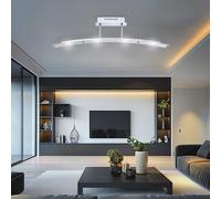 Plafoniera LED 20 Watt Illuminazione Lampada Cromata Ufficio Studio Corridoio