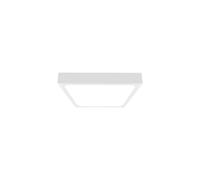 Plafoniera LED 24W 2400lm 4000K IP44 quadrata bianco latte 7667
