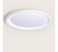Plafoniera LED 24W Circolare Metallo CCT Selezionabile Karry