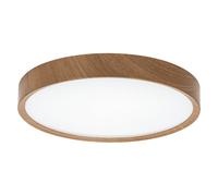 Plafoniera Led 24W Cornice marrone rotonda Bianco caldo 3000K Aigostar