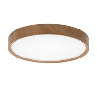 Plafoniera Led 24W Cornice marrone rotonda Bianco freddo 6500K Aigostar