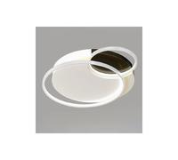 PLAFONIERA LED 30 W 3 CERCHI BIANCO NERO LAMPADARIO A SOFFITTO LUCE FREDDA 70807