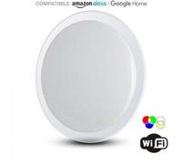 V-TAC VT-5138 Plafoniera led 36W 3IN1+RGB rotonda colore bianco effetto stellato