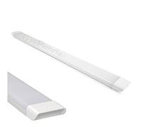 Plafoniera led 40w 90cm da soffitto parete lineare moderna neon rettangolare piatta luce bianca naturale calda (Luce Naturale)
