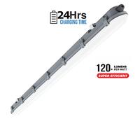 PLAFONIERA LED 48W BIANCO NATURALE 150CM IP65 CON EMERGENZA CHIP SAMSUNG VT-150148E-LED2120221 V-TAC