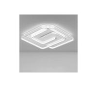 PLAFONIERA LED 48W QUADRATA SPIRALE VORTICE BIANCO LAMPADARIO SOFFITTO LUCE 6500