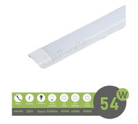 Plafoniera led 54w 120cm da soffitto parete lineare moderna neon rettangolare