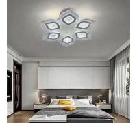 Plafoniera LED 55W Design Floreale Moderna 4400LM 3 Tonalità Luce 3000K-6500K [EEK: E]