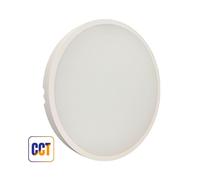 Plafoniera LED 70W Bianca "MIA" Ø500mm IP65 3CCT 7000lm - Mondo LED