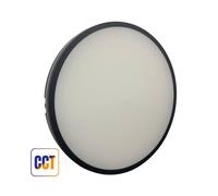 Plafoniera LED 70W Nera "MIA" Ø500mm IP65 3CCT 7000lm - Mondo LED