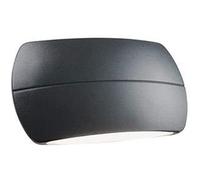 PLAFONIERA LED ALLUMINIO OVALE PILLOW cm 20 grigia