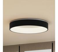 Plafoniera LED Arcchio Aleksi, Ø 60 cm, nera, metallo, CCT Arcchio
