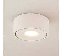 Arcchio Plafoniera LED Rotari - dimmerabile, bianca, metallo, Ø 12 cm, lampadina inclusa
