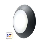 Plafoniera LED Bertina Nera Ø20cm GX53 IP66 CCT 3W - Fumagalli
