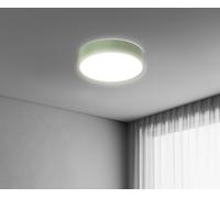 Plafoniera LED Century Blanca Luxe verde 24W Luce Selezionabile 3000K/4000K/6500