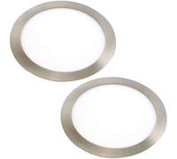 Plafoniera LED Circolare JANDEI 18W 22,5cm 120° Ultra Sottile Alluminio