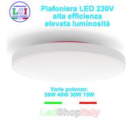 PLAFONIERA LED CIRCOLARE TONDA 220V 50W 40W 30W 15W Alta efficienza