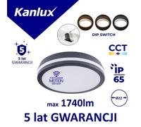 Plafoniera LED con sensore BENO 12-18W CCT-O-SEG BENO CCT 38790