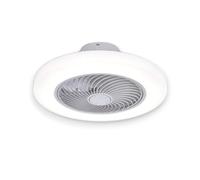 Plafoniera led con ventilatore 20w a 5 pale e 6 velocità aria calda e fredda con telecomando