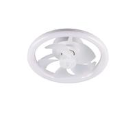 Plafoniera LED con ventilatore Pajala 2600 lm bianco caldo Ø 40x40 cm Bianco