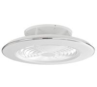 MANTRA ALISIO - Plafoniera con ventilatori per interni a LED, 70 W, ventola da 30 W, dimmerabile 2700 K-5000 K, colore: bianco