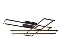 Plafoniera LED Corso 4600 lm CCT 66x10x60 cm nero Nero opaco