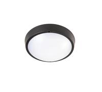 Plafoniera Led da 30w nera Doris temperatura luce da caldo a freddo