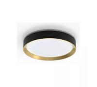 PLAFONIERA LED DA INTERNO PHILIPS "HANNO" NERO E ORO 4000K