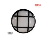 Plafoniera LED da parete NERA 26W IP65 TONDA CON GRIGLIA 4000K ALTA LUMINOSITA' [EEK: A+]