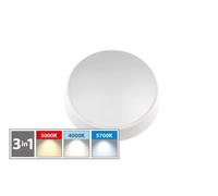 Plafoniera Led da Parete Tonda 3 Tipi di Luci 12 Watt 18 cm