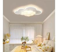 Plafoniera LED dimmerabile Lampada per cameretta per Bambini con Telecomando Marshmallow Cloud Design Lampada da soffitto Bianca Lampadario Creativo per Interni Camera da Letto Soggiorno Cucina