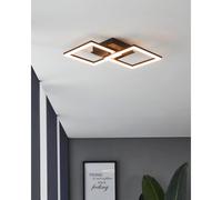Plafoniera Moderna Paranday-Z Led Intrecciati Acciaio Nero