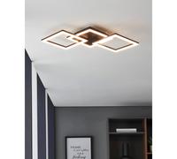 Plafoniera LED Eglo Smart Home Paranday-Z 32,4 W 4000 lm 3545 K 65 cm Nero bianco