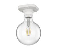 Plafoniera LED Elektra a globo angolare con lampada E27 G125 bianco caldo 838lm [EEK: E]