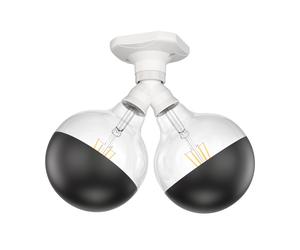 Plafoniera LED Elektra ball 2 luci angolari incl. lampade a specchio testa E27