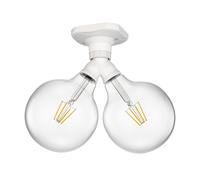 Plafoniera LED Elektra ball 2 luci angolari incl. lampade E27 14,246W [EEK: E]