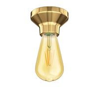 Plafoniera LED Elektra porcellana oro incl. lampada E27 3,83W bianco extra-caldo