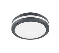 Plafoniera Led Esterno Parete Soffitto Sensore Movimento Antracite PiaveGD Trio