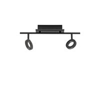 Plafoniera LED Flessibile Per Bagno Antracite IP44 50,5 Cm 3000 K