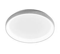 Plafoniera Led Gea Luce Krizia Ps Dimmerabile Alluminio Bianco Moderna