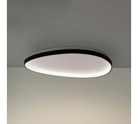 Plafoniera LED IDEAL LUX Gemini, nera, 81 cm, 3000 K, accensione/spegnimento IDEAL LUX