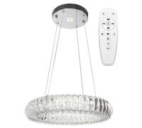Plafoniera Led In Cristallo App1040-cp + Telecomando