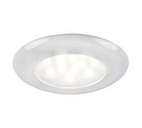 Plafoniera LED incasso SOLE ghiera bianca switch - 1 PZ Osculati - 13.877.81