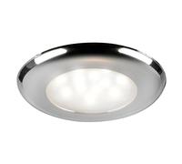 Plafoniera LED incasso SOLE ghiera cromata switch - 1 PZ Osculati - 13.877.85